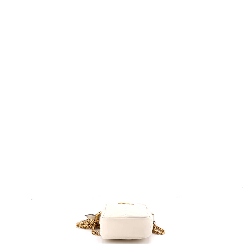 Gucci Mini GG Marmont Vertical Phone Crossbody Bag Matelasse Leather - Picture 4 of 5